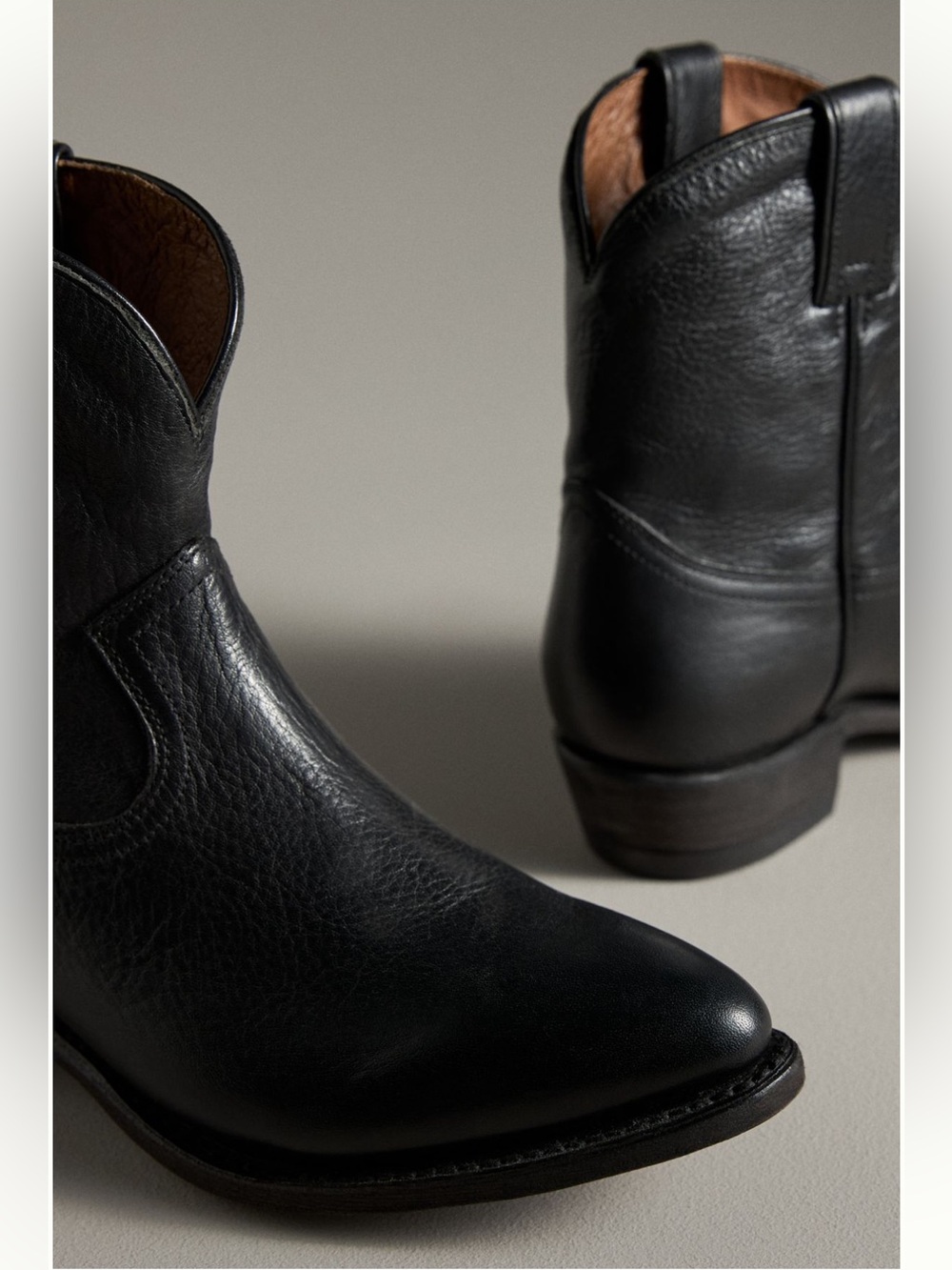 Frye Billy Short Western Boots - Picture 3 of 4